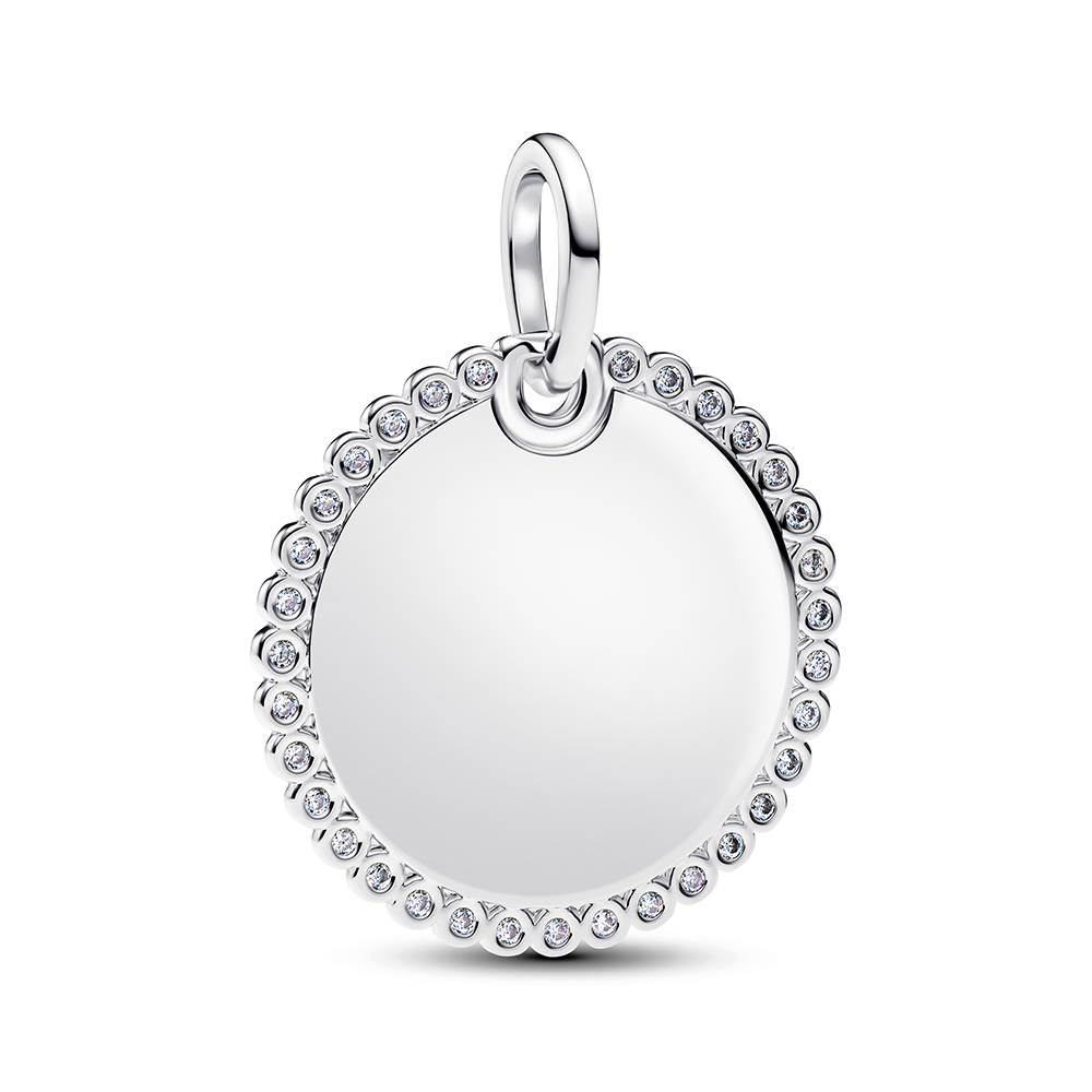 PANDORA Gravierbarer runder Anhänger 394007C01