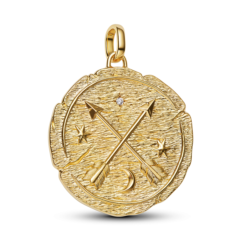 PANDORA SHINECrossing Arrows Medallion Charm 764084C01
