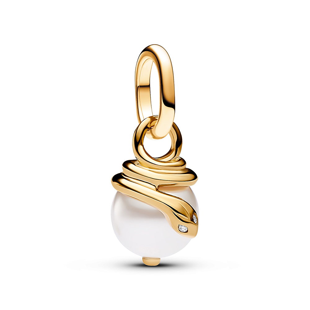 Pandora ME Schlangen Perlmutt Mini-Charm-Anhänger 763375C01