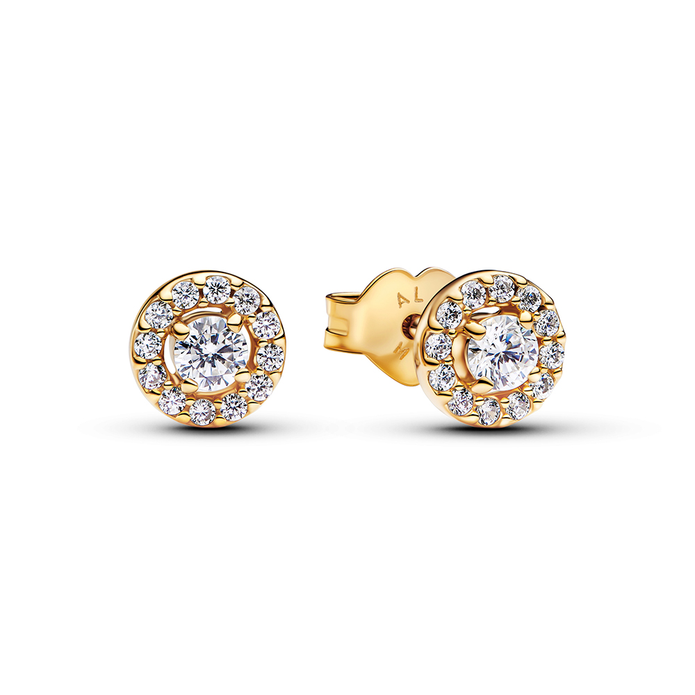 PANDORA Shine Runder Pavé-Strahlenkranz Ohrring 263019C01